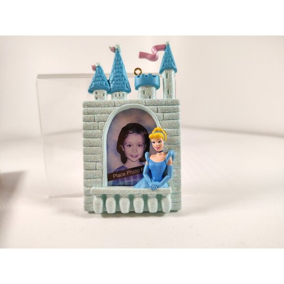 Hallmark 2002 Disney Princess Cinderella Castle Photo Holder Keepsake Ornament - Picture 1 of 4